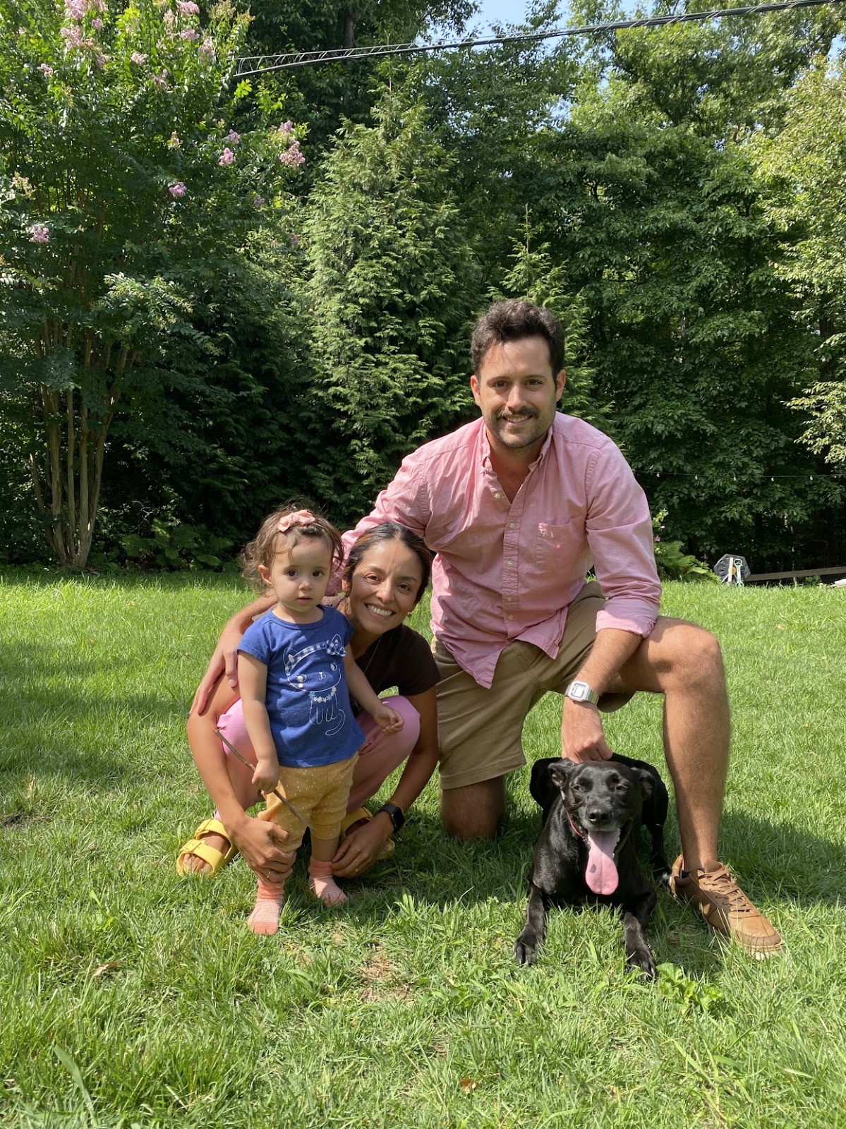 Stephen Donnelly with his family in Bowie